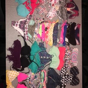 LOT!!!!! 34 bathing suits many name brand!!